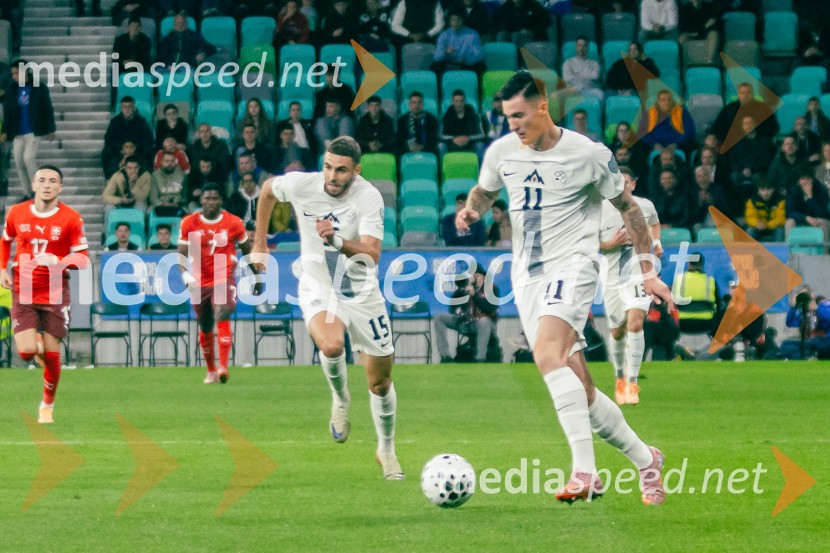 Slovenija – Švica, kvalifikacijska tekma v Stožicah