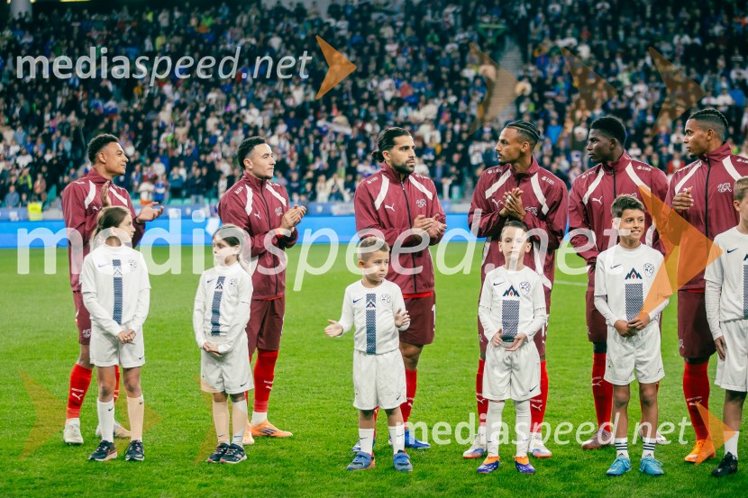 Slovenija – Švica, kvalifikacijska tekma v Stožicah