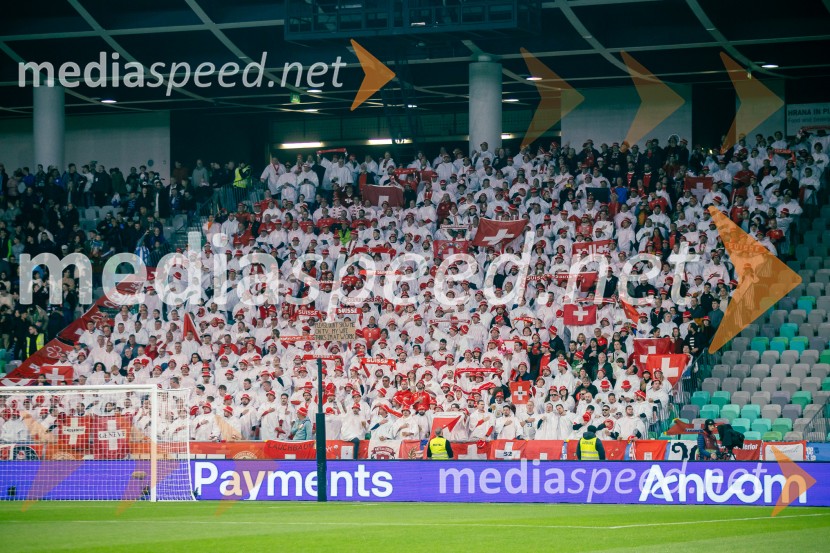 Slovenija – Švica, kvalifikacijska tekma v Stožicah