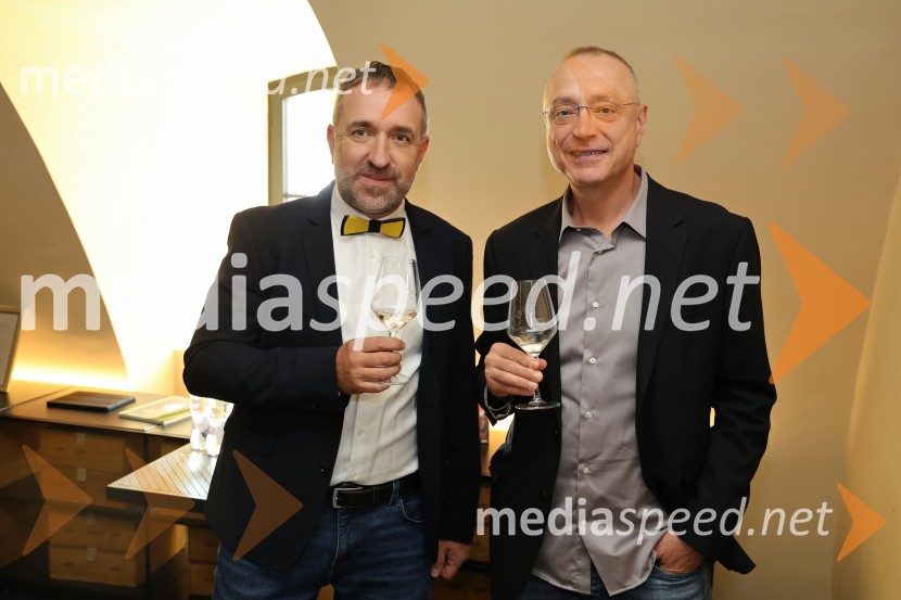  Borut  Cvetko, kreativni direktor, Mediaspeed d.o.o.;  Igor Selan, novinarPRIHAJA PUBEC 2025: 11 let povezovanja štajerskih vinarjev – 10. salon v Mariboru, 8. v Ljubljani