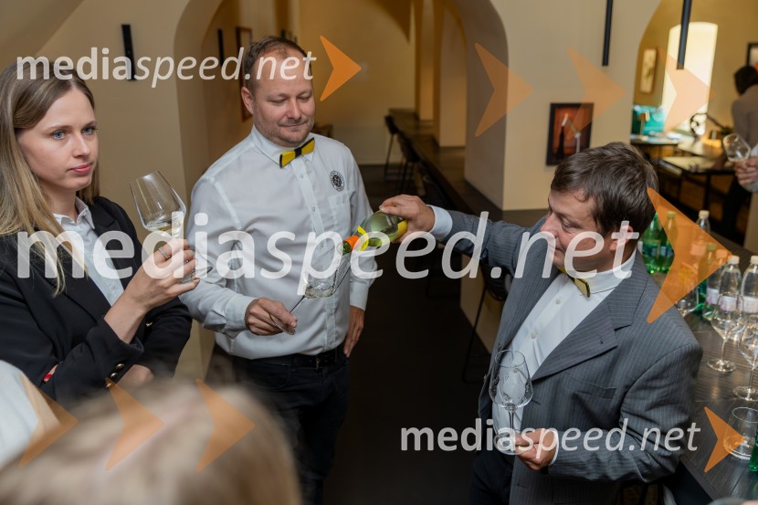  Neža Jarc, Mariborska vinska kraljica 2020;  Igor Domadenik, Puklavec Family wines, d.o.o.;  Samo Krajnc, Vino KrajncPRIHAJA PUBEC 2025: 11 let povezovanja štajerskih vinarjev – 10. salon v Mariboru, 8. v Ljubljani