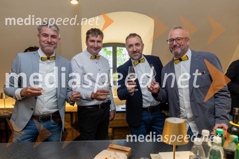  Robert Hafner, Vinarstvo Hafner;  Sandi  Fleisinger, Kmetija Fleisinger;  Borut  Cvetko, kreativni direktor, Mediaspeed d.o.o.;  Gregor Mulec, Vinogradništvo MulecPRIHAJA PUBEC 2025: 11 let povezovanja štajerskih vinarjev – 10. salon v Mariboru, 8. v Ljubljani