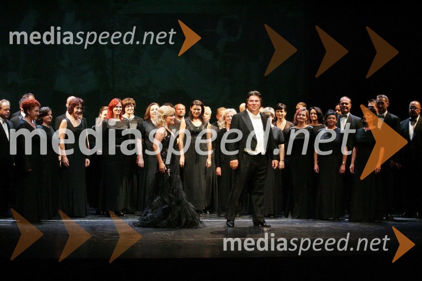 Petya Ivanova, operna pevka in Miro Solman, operni pevec90 let Slovenskega narodnega gledališča Maribor