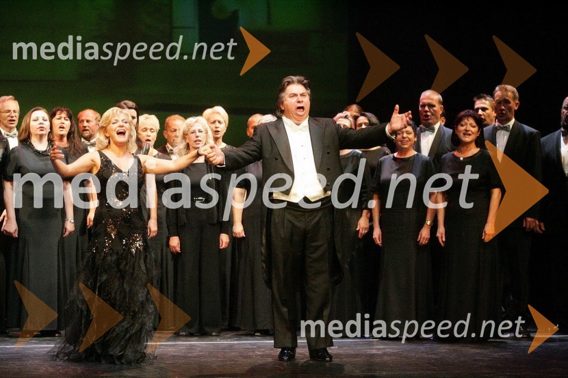 Petya Ivanova, operna pevka in Miro Solman, operni pevec90 let Slovenskega narodnega gledališča Maribor