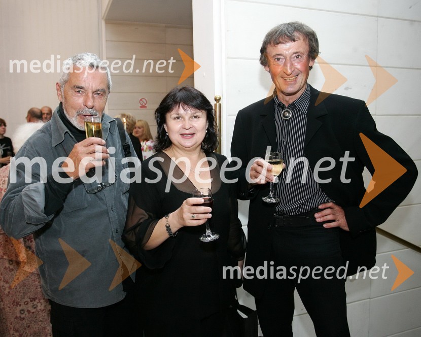 Franci Gabrovšek, igralec, Irena Varga, igralka in Marin
Turcu, baletnik
90 let Slovenskega narodnega gledališča Maribor