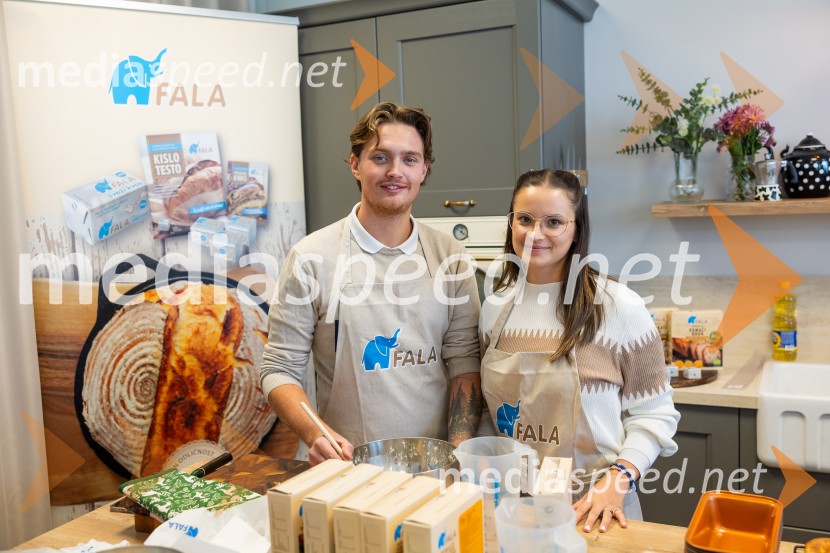  Žan Kralj;  Klara Kralj, influencerkaLesaffre predstavil nove inovativne mešanice za kruh