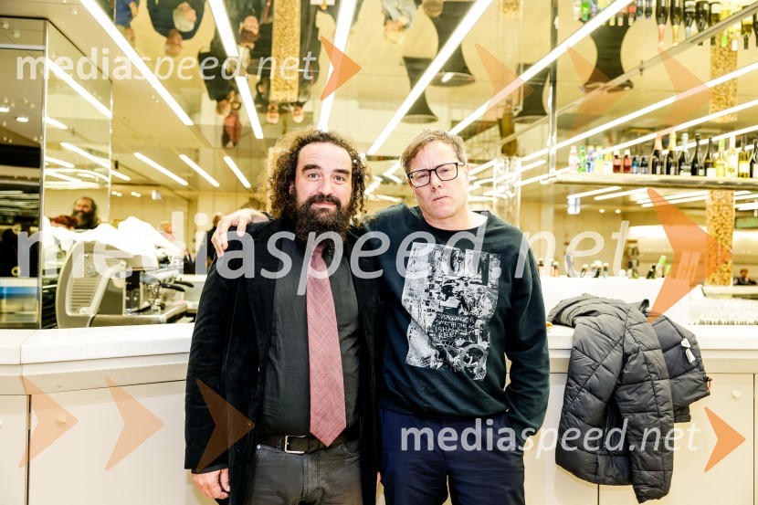   Jure Novak, generalni direktor, Cankarjev dom;  Milo Rau, režiserMedejini otroci, pretresljiva sodobna tragedija v Cankarjevem domu