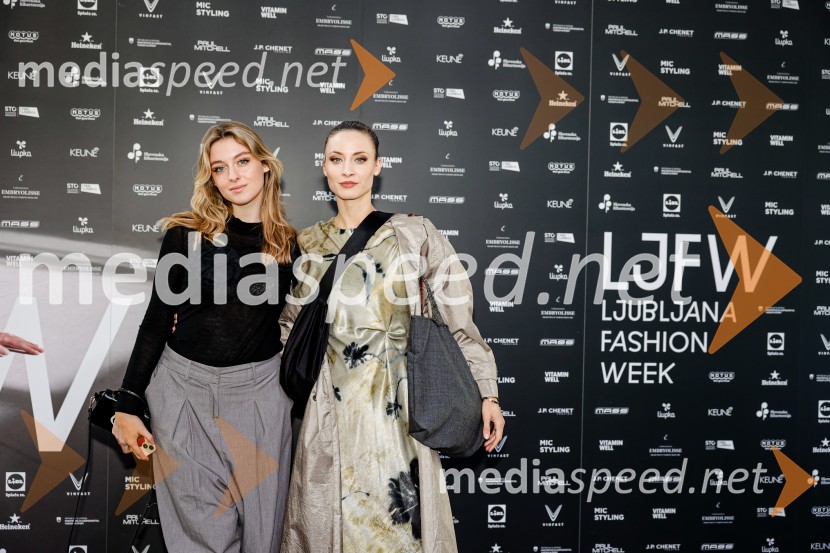  Pina Centa;  Urška Centa, plesalka flamenkaFashion Week 2025, tretji dan postregel z eksplozijo mladostne ustvarjalnosti