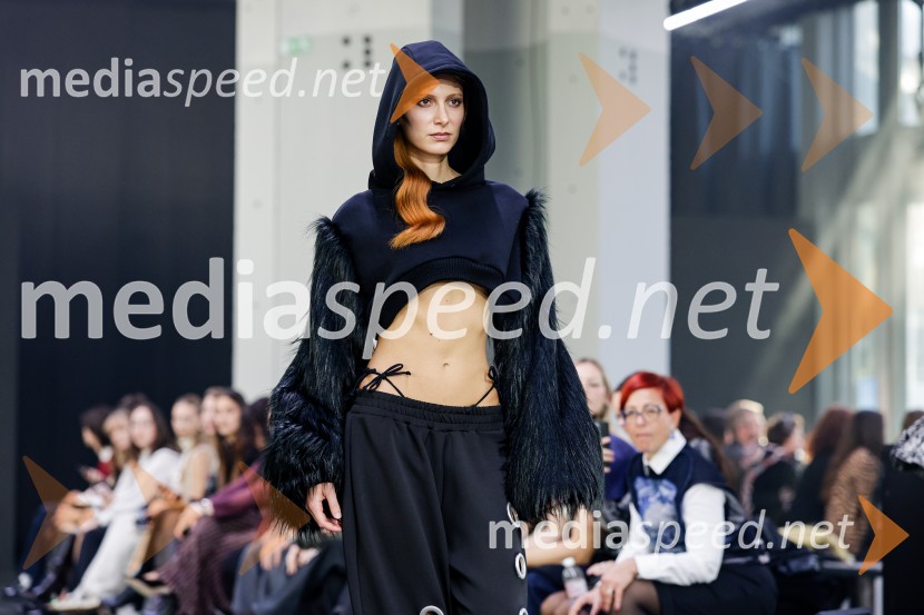  Nina Barbara Gorenjak;  ... Fashion Week 2025, tretji dan postregel z eksplozijo mladostne ustvarjalnosti