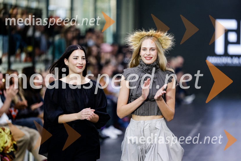  ... ;  Katarina Hergouth, vodja razstavnega programa, Cankarjev dom;  ... Fashion Week 2025, tretji dan postregel z eksplozijo mladostne ustvarjalnosti