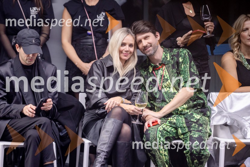  Katarina Čas, igralka;   Tomaž MihelčičFashion Week 2025, tretji dan postregel z eksplozijo mladostne ustvarjalnosti