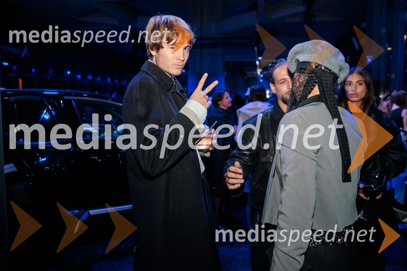  Kris  Guštin, Joker Out;  Nicola Ciaffoni, igralec;  ... Fashion Week 2025, tretji dan postregel z eksplozijo mladostne ustvarjalnosti