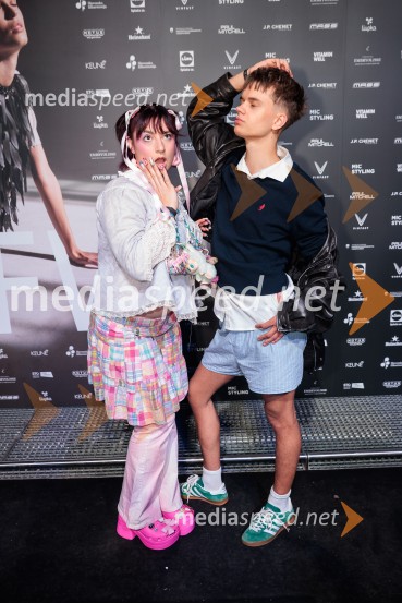  ... ;  Filip Vidušin, glasbena skupina LPSFashion Week 2025, tretji dan postregel z eksplozijo mladostne ustvarjalnosti