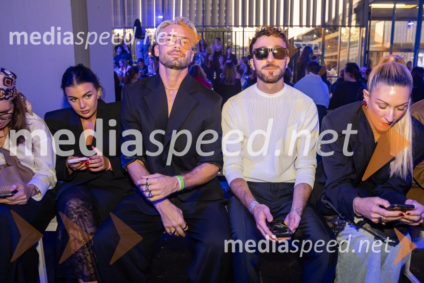  Tara Tofaj, miss fotogeničnosti, Miss Slovenije 2024;  Tibor Golob, fotograf;  ... ;  ... Fashion Week 2025, tretji dan postregel z eksplozijo mladostne ustvarjalnosti