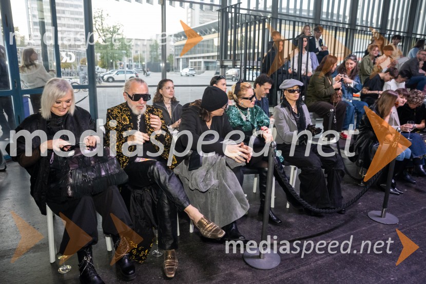  Inti Kovačić, miss Odiseje 2025;  ... Fashion Week 2025, tretji dan postregel z eksplozijo mladostne ustvarjalnosti