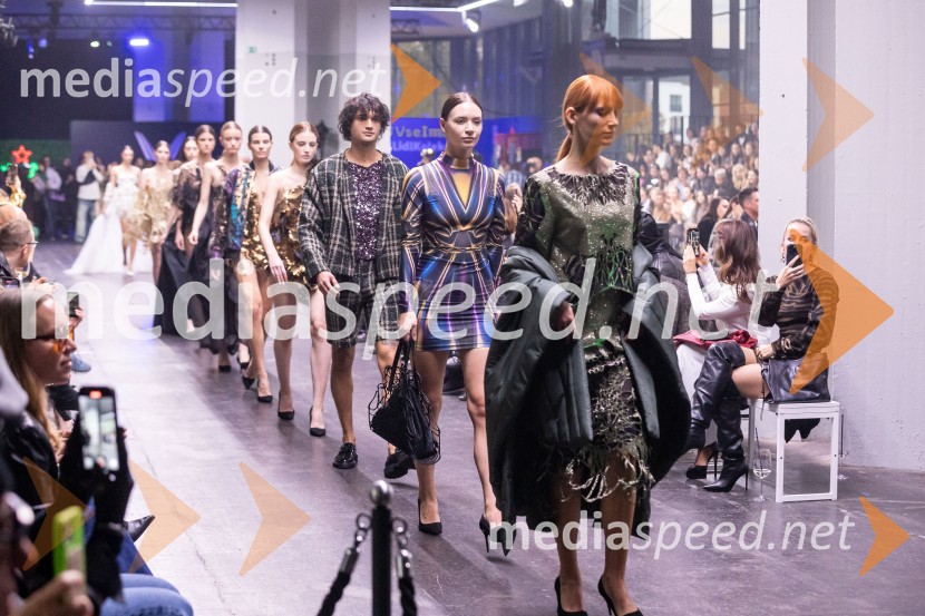  Lia Belšak, pevka;  ... Fashion Week 2025, tretji dan postregel z eksplozijo mladostne ustvarjalnosti