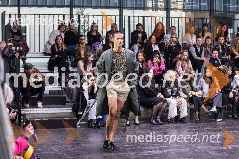  Joakim Tasić, igralecFashion Week 2025, tretji dan postregel z eksplozijo mladostne ustvarjalnosti