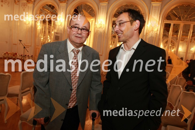 Vlado Novak in Tadej Toš, igralca90 let Slovenskega narodnega gledališča Maribor