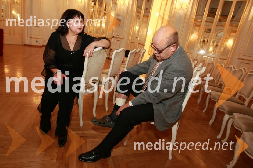 Irena Varga, igralka in Vlado Novak, igralec90 let Slovenskega narodnega gledališča Maribor