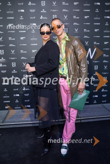  ... ;  Igor Mikić, fitnes trenes, voditeljFashion Week 2025, tretji dan postregel z eksplozijo mladostne ustvarjalnosti