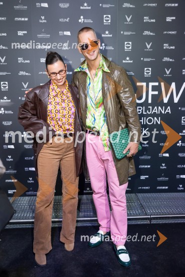  ... ;  Igor Mikić, fitnes trenes, voditeljFashion Week 2025, tretji dan postregel z eksplozijo mladostne ustvarjalnosti