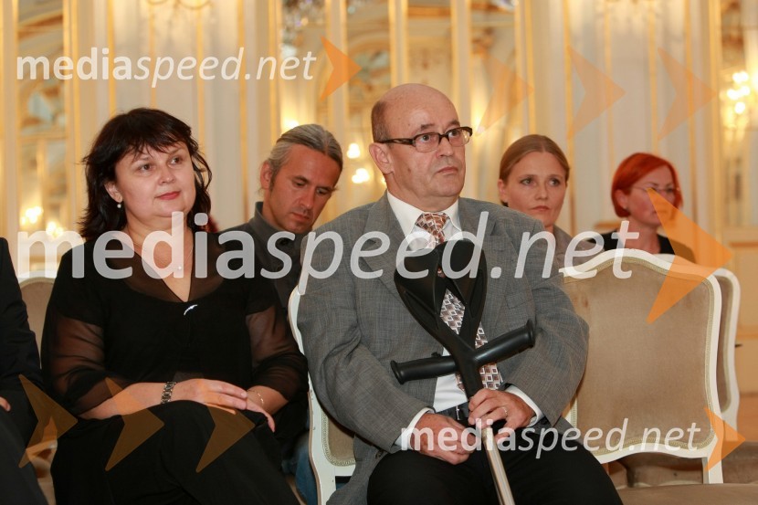 Irena Varga, igralka in Vlado Novak, igralec90 let Slovenskega narodnega gledališča Maribor