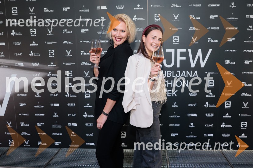  Amadea Zupan, Miss Slovenia 2024;  ... Fashion Week 2025, tretji dan postregel z eksplozijo mladostne ustvarjalnosti