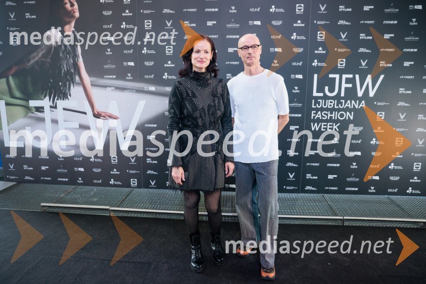  Urša Draž, modna oblikovalka;  Tomaž Draž, modni oblikovalecFashion Week 2025, tretji dan postregel z eksplozijo mladostne ustvarjalnosti