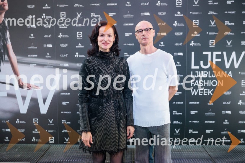  Urša Draž, modna oblikovalka;  Tomaž Draž, modni oblikovalecFashion Week 2025, tretji dan postregel z eksplozijo mladostne ustvarjalnosti