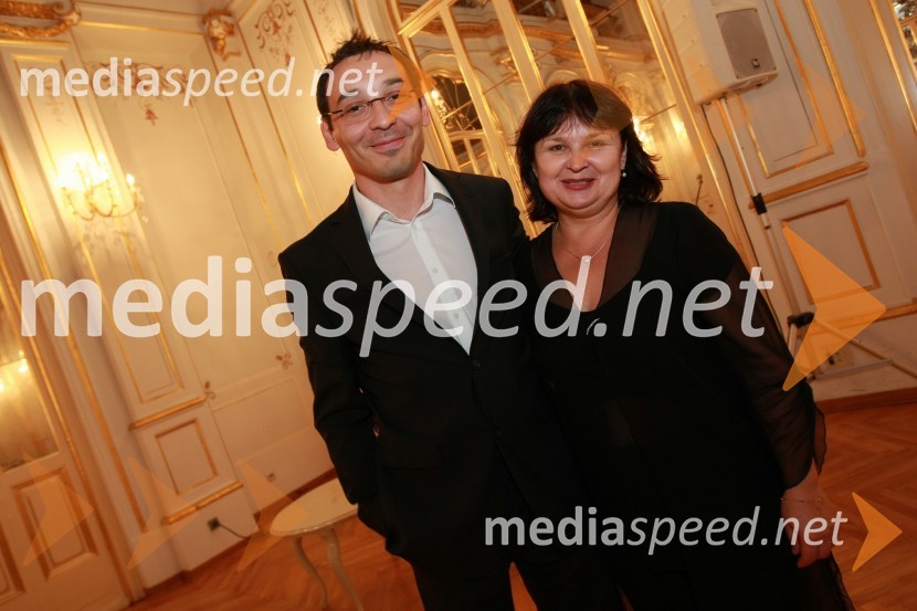 Tadej Toš, igralec in Irena Varga, igralka90 let Slovenskega narodnega gledališča Maribor