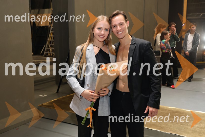  Davide Buffone, baletni plesalec;  Mina Radaković, baletna plesalkaRadio and Juliet, jubilejna predstava ob 20. obletnici premiere