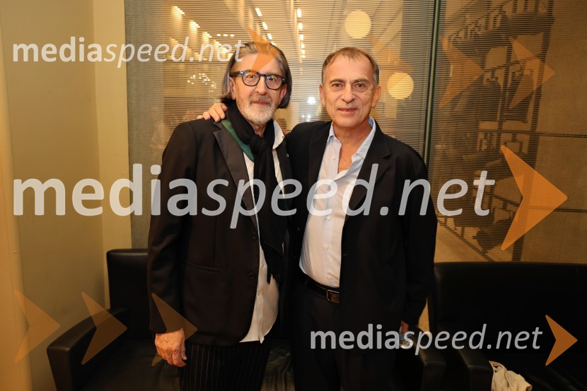  Leo Kulaš, kostumograf;  Blaž Peršin, direktor Muzeja in galerije mesta LjubljanePokojnik, premiera komedije v MGL Ljubljana