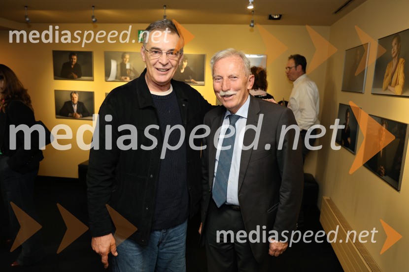 dr. France Arhar, prvi guverner Banke Slovenije;   Igor  Samobor, igralecPokojnik, premiera komedije v MGL Ljubljana