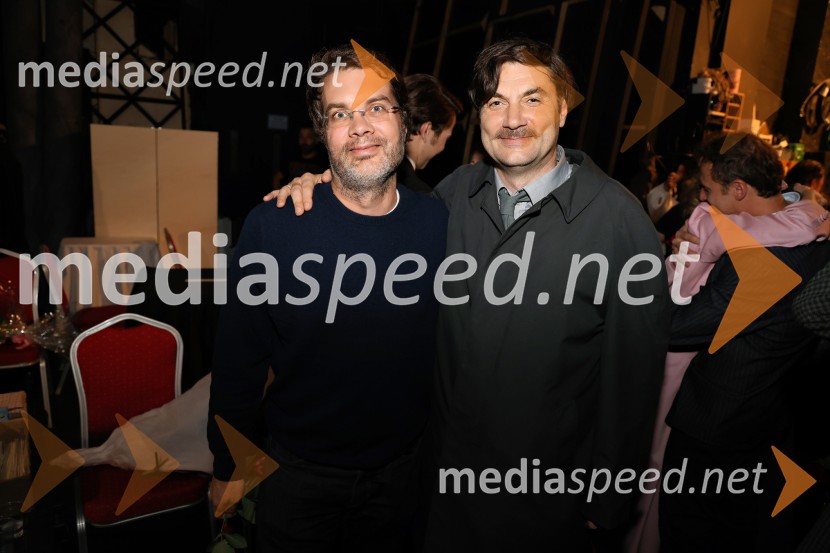  Ivan  Plazibat, režiser;  Branko Jordan, igralecPokojnik, premiera komedije v MGL Ljubljana