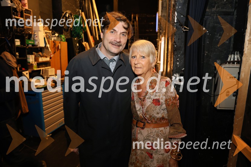  Branko Jordan, igralec;  ... Pokojnik, premiera komedije v MGL Ljubljana