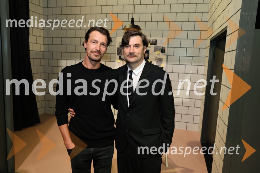  Tomo Tomšič, igralec;  Jurica MarčecPokojnik, premiera komedije v MGL Ljubljana