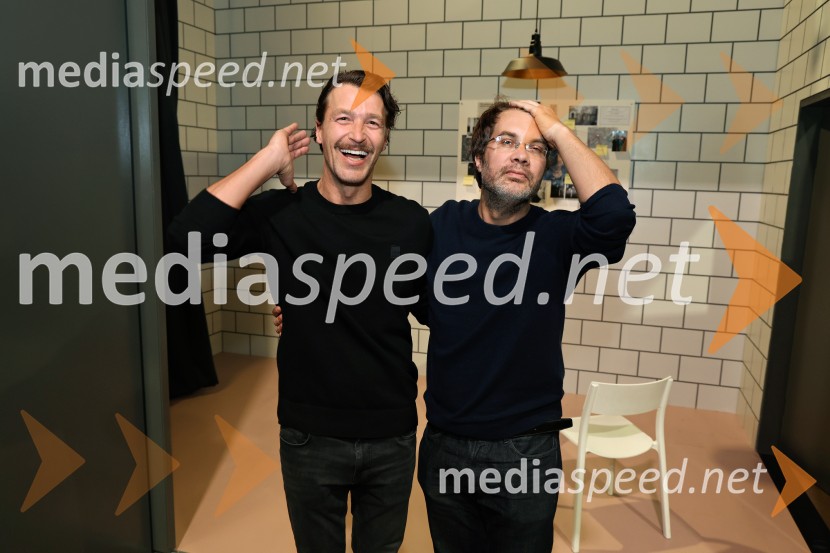  Tomo Tomšič, igralec;  Ivan  Plazibat, režiserPokojnik, premiera komedije v MGL Ljubljana