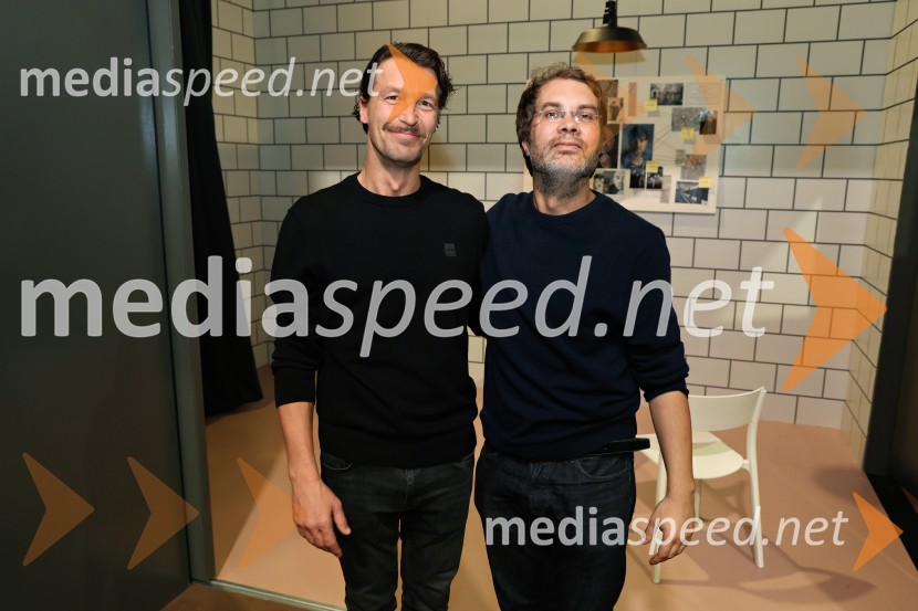  Tomo Tomšič, igralec;  Ivan  Plazibat, režiserPokojnik, premiera komedije v MGL Ljubljana