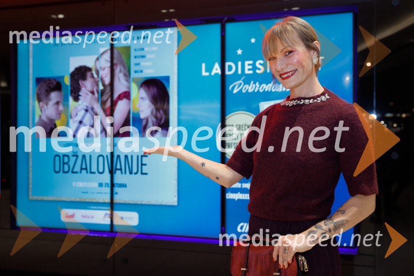  Ana Raščan, voditeljica in novinarkaLadies Night s filmom Obžalovanje