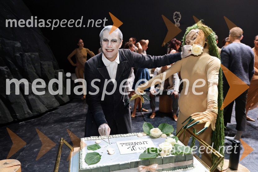  Edward Clug, umetniški direktor, Balet SNG Maribor;  Tetiana Svetlična, baletna plesalkaPeer Gynt, SNG Maribor, jubilejna uprizoritev