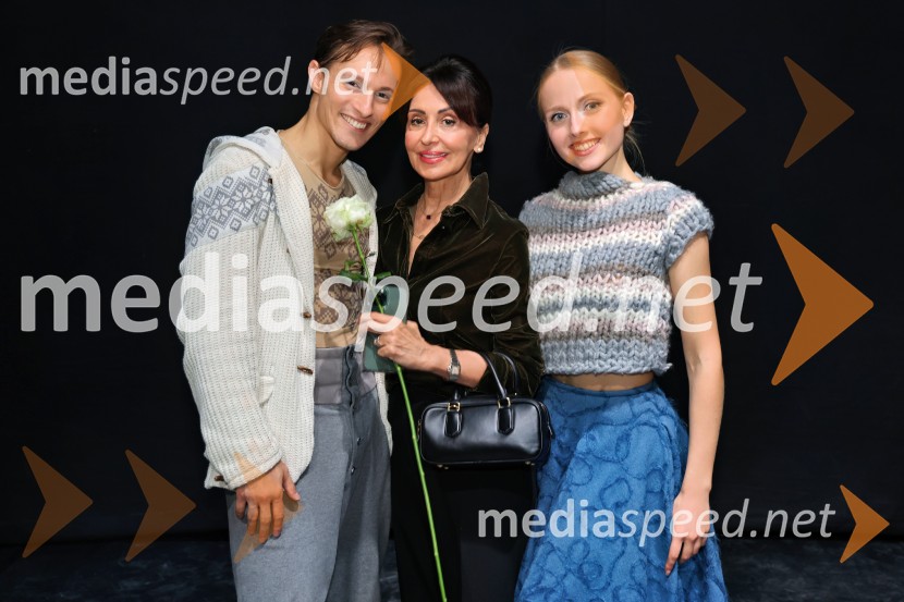  Davide Buffone, baletni plesalec;  Irena Pasarić, Balet Zagreb;  Mina Radaković, baletna plesalkaPeer Gynt, SNG Maribor, jubilejna uprizoritev