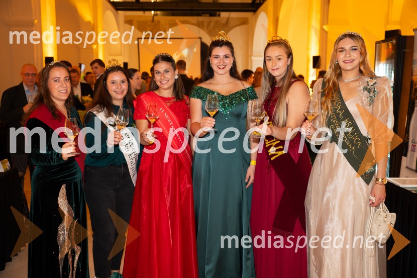  ... ;  Ivana Vršič, 8. Cerkvenjaška vinska kraljica;  Natalija Ploj, Mariborska vinska kraljica 2025;  Nina  Polanec, 28. Vinska kraljica Slovenije 2025;  Brina Nely Belna, 21. svečinska kraljica;  Sandra Kumer, 6.vinska kraljica Jeruzalemsko ormoških goric10. Salon štajerskih mladih vin Pubec v Mariboru