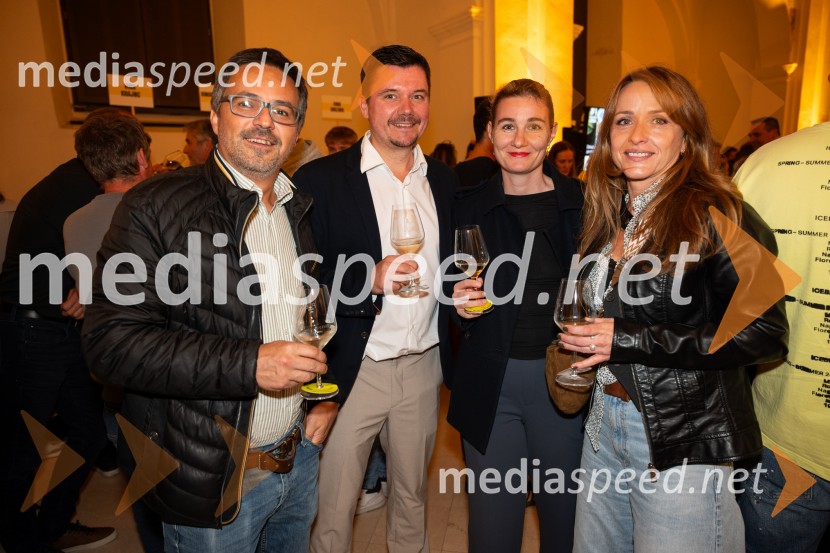 dr. Peter Jurič, kardiolog, UKC Maribor;  Tomaž Stöger;  Nika Kager;  ... 10. Salon štajerskih mladih vin Pubec v Mariboru