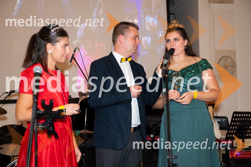  Natalija Ploj, Mariborska vinska kraljica 2025;  Robert Levstek, koordinator, občina Duplek;  Nina  Polanec, 28. Vinska kraljica Slovenije 202510. Salon štajerskih mladih vin Pubec v Mariboru