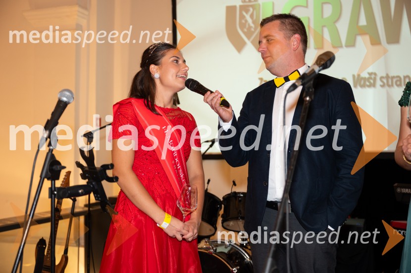  Natalija Ploj, Mariborska vinska kraljica 2025;  Robert Levstek, koordinator, občina Duplek10. Salon štajerskih mladih vin Pubec v Mariboru