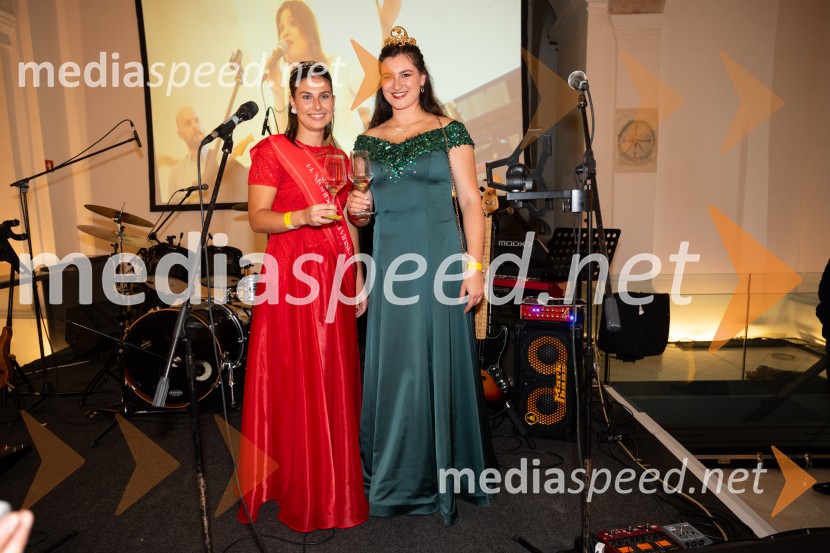  Natalija Ploj, Mariborska vinska kraljica 2025;  Nina  Polanec, 28. Vinska kraljica Slovenije 202510. Salon štajerskih mladih vin Pubec v Mariboru