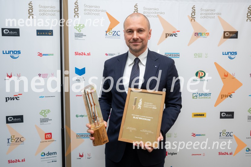  Blaž Brodnjak, predsednik uprave NLB, Manager leta 2022Štajerska gospodarska odličnost 2025