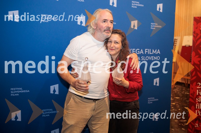  Julij Zornik, oblikovalec zvoka;  Urška Djukić, režiserkaZaključek 27. Festivala slovenskega filma, slavnostna podelitev nagrad, Portorož