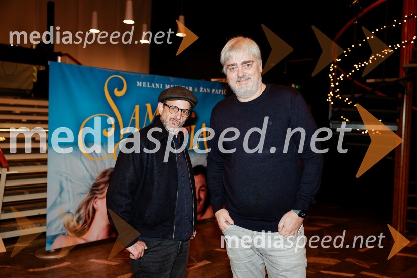  Jure Sotler, umetniški direktor, Luna\TBWA;  Marko Miladinović - Mile, igralecSam prjatla, premiera komedije Melani Mekicar in Žan Papič