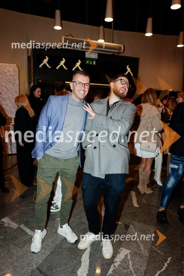  ... ;  Gašper Bergant, stand up komikSam prjatla, premiera komedije Melani Mekicar in Žan Papič